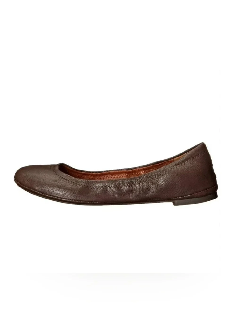 Lucky Brand Emmie's Brown Leather Ballet Flats Size 7.5